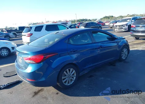 2016 Hyundai Elantra Se z USA, uszkodzony, nr VIN KMHDH4AE1GU526180